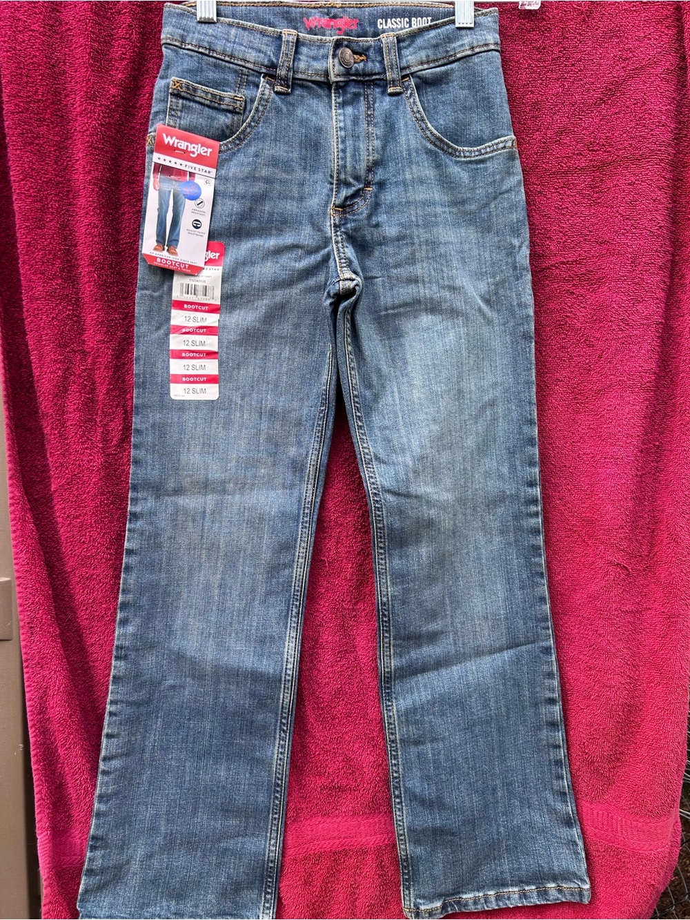 Wrangler Men’s Bootcut Jeans - Blue Wash